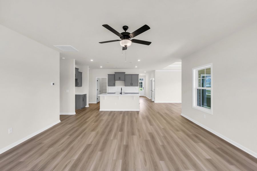 Representative unfurnished interior of a home built from the Addison II by Great Southern Homes in Westfield, Conway (Image 10).