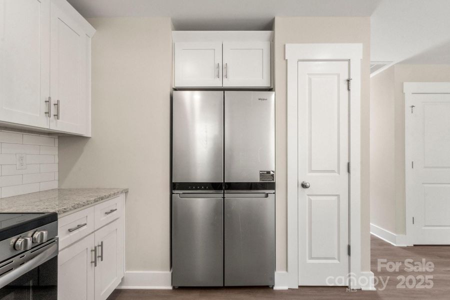 Fridge included