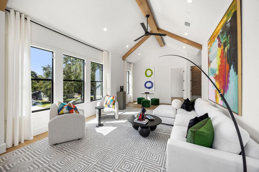 2nd Floor Game Room is fully loaded w/ wet bar/snack bar including a beverage fridge, built-in drawer microwave & floating shelves.Secondary Bedroom w/ walk-in closet & en-suite bathroom 2nd Floor Game Room is fully loaded w/ wet bar/snack bar including a beverage fridge, built-in drawer microwave & floating shelves.Secondary Bedroom w/ walk-in closet & en-suite bathroom