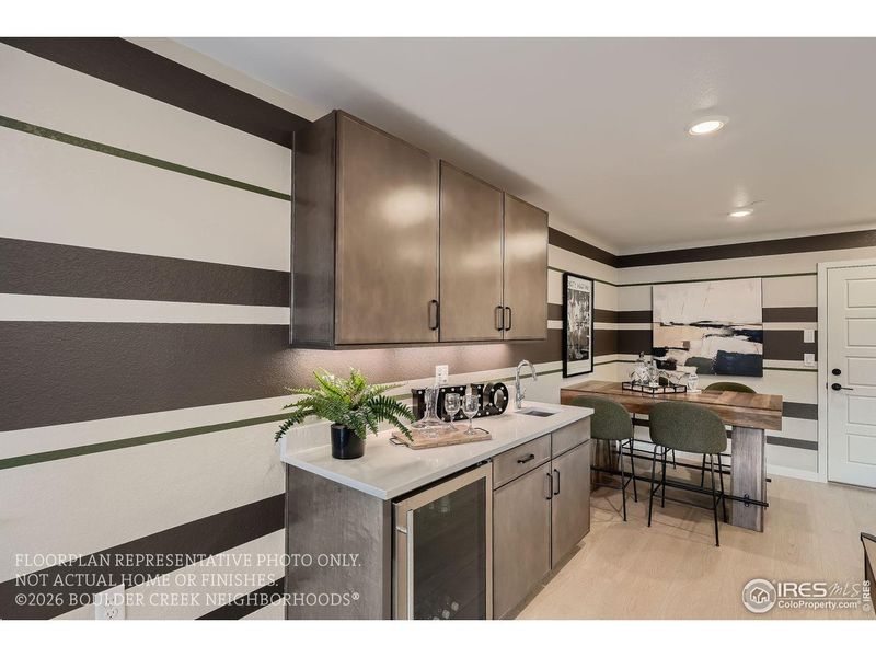 Furnished interior view inside a new home in Baseline, Broomfield (Image 16).
