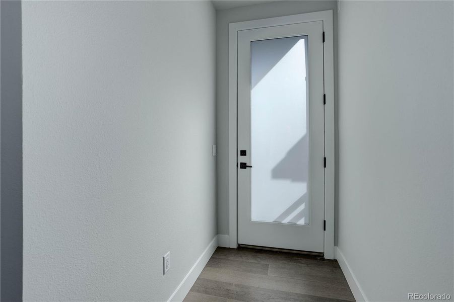 Townhome entry way and foyer