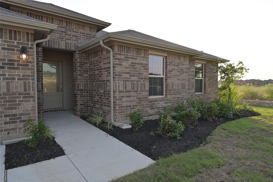 Covered front porch