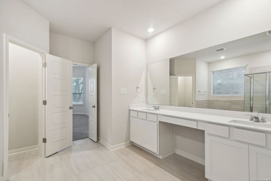 Furnished interior view inside a new home in Estancia Ranch - Classic Series, San Antonio (Image 7).