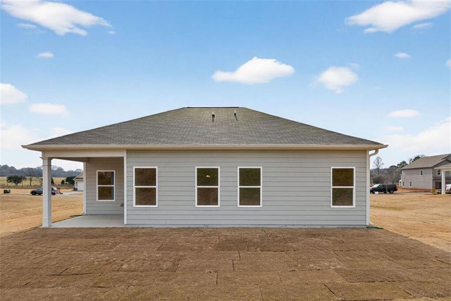 Exterior details and patio area of a home in Laurel Ridge, Rock Spring (Image 22).