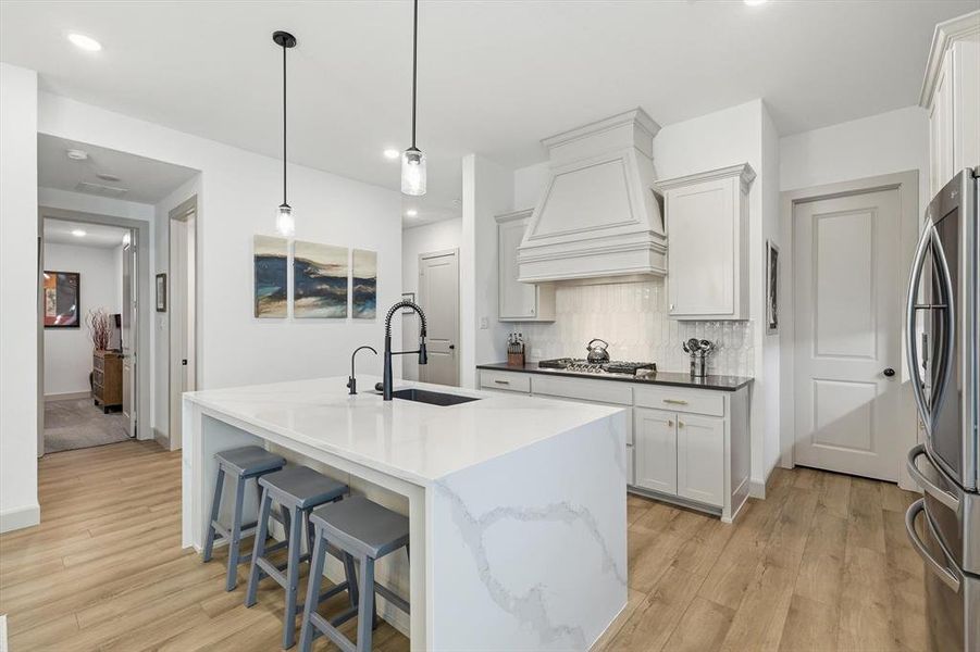 Furnished interior view inside a new home in Estates at Stacy Crossing, McKinney (Image 14).