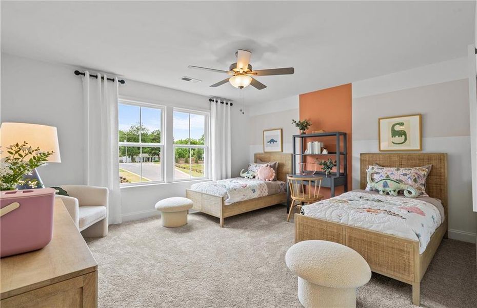 Furnished interior view inside a new home in Briar Creek, Atlanta (Image 16).