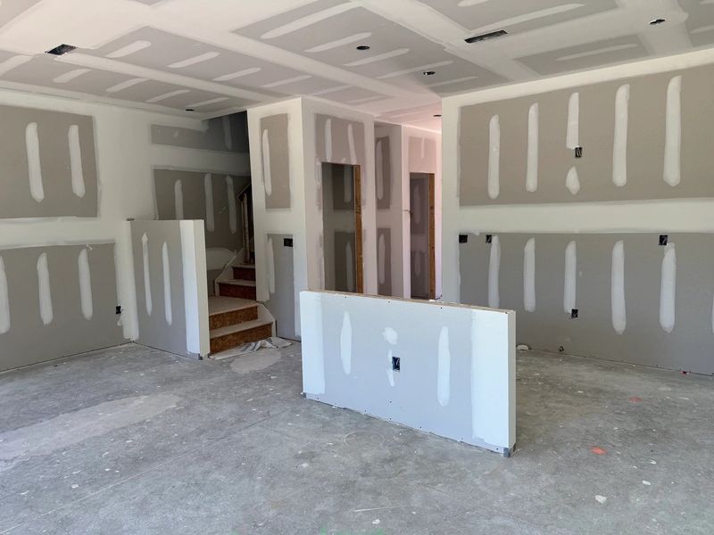 In-progress construction of a new home in Towns at The Point, Rolesville, NC (Image 10).