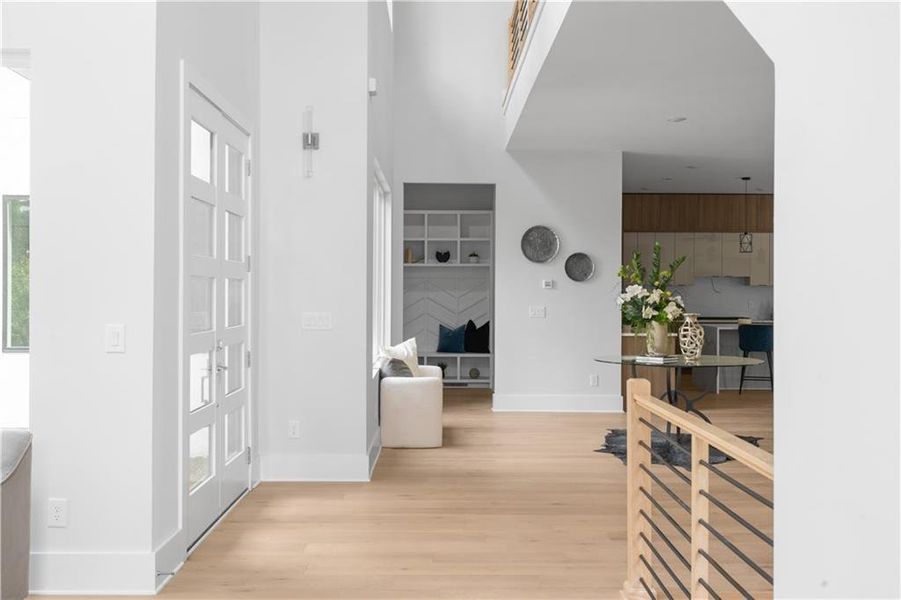 Furnished interior view inside a new home in , Atlanta (Image 48).