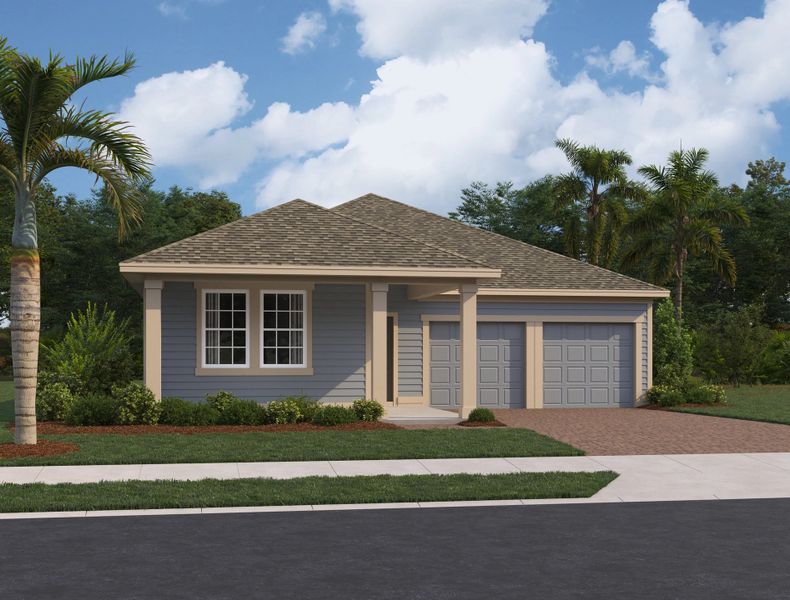 Representative exterior photo of a completed home built from the Douglas II by Ashton Woods in Northlake Traditional, Winter Garden, FL (Image 2). Representative exterior photo of a completed home built from the Douglas II by Ashton Woods in Northlake Traditional, Winter Garden, FL (Image 2).