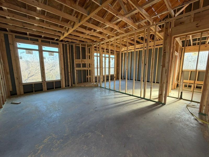 In-progress construction of a new home in Waterford Park, Weatherford, TX (Image 4).