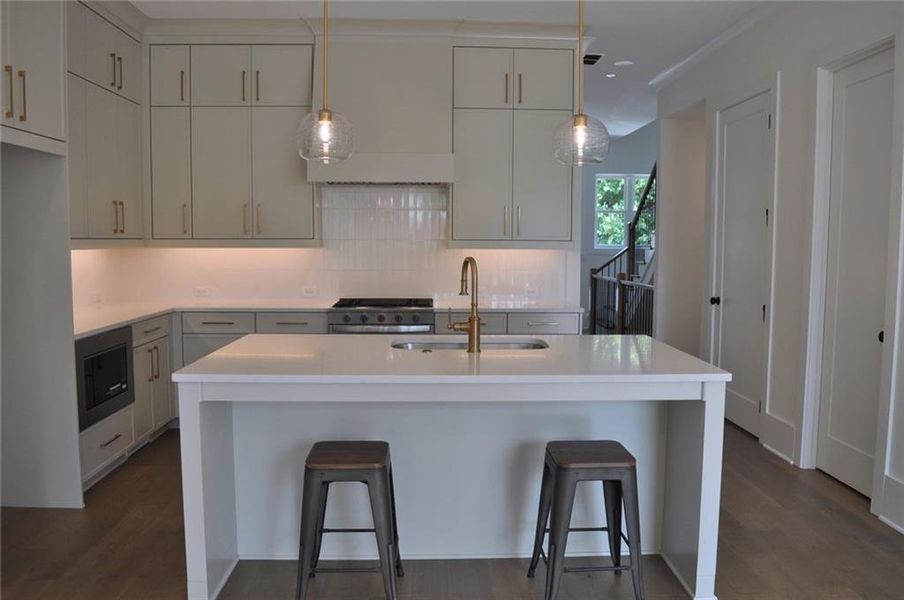 Furnished interior view inside a new home in , Marietta (Image 6).