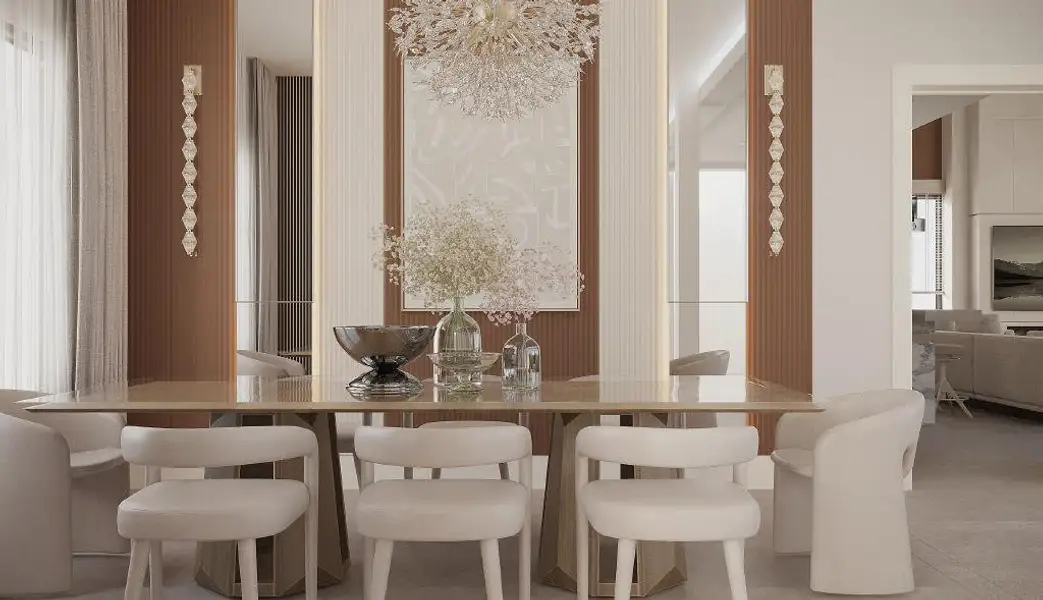 Furnished interior view inside a new home in , Jonestown (Image 35).