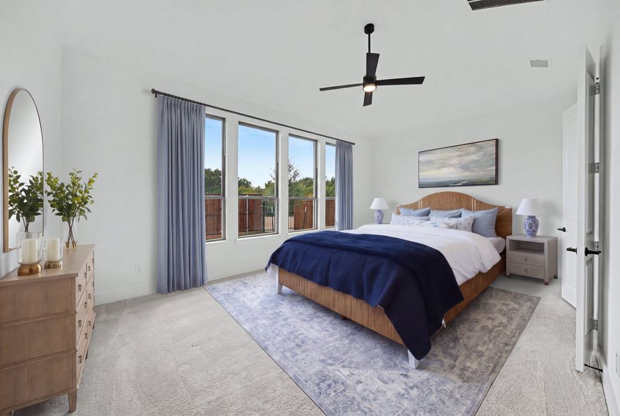 Furnished interior view inside a new home in Aster Park, McKinney (Image 18).