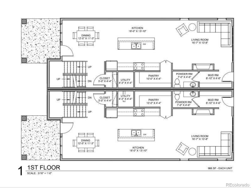 2D floor plan layout of this home in , Denver, CO (Image 31).