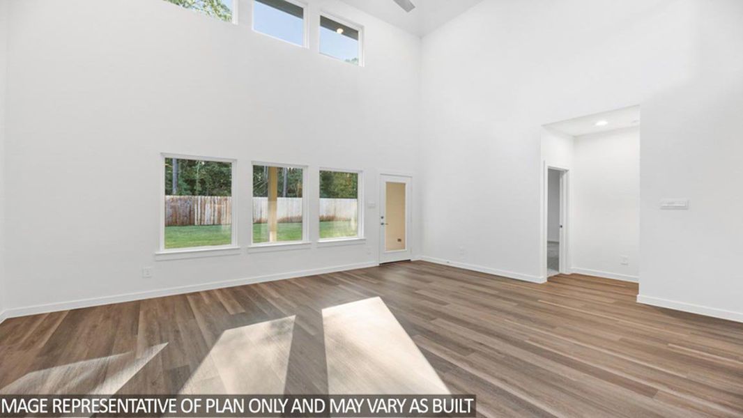 Spacious, unfurnished interior of a new home in Hills of Westlake, Conroe (Image 10).