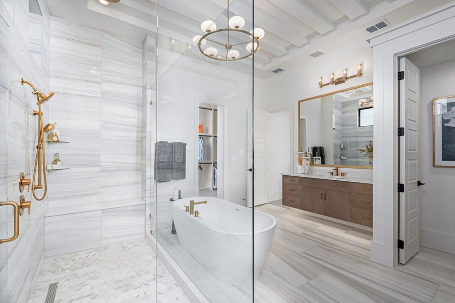 Representative furnished interior of a home built from the Brookside by Landon Homes in Fields - Brookside North, Frisco (Image 9).