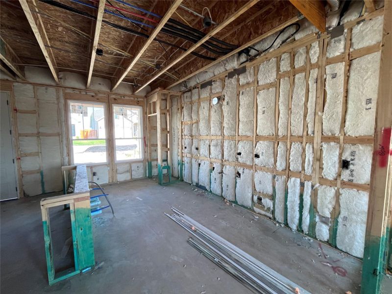 In-progress construction of a new home in The Cottages at Lariat, Liberty Hill, TX (Image 21).