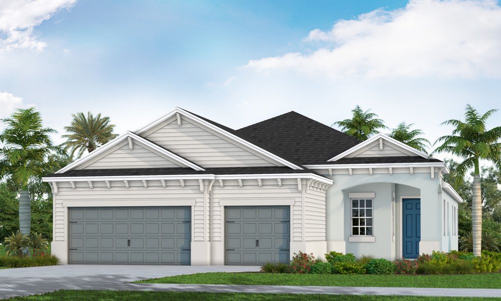 Representative exterior photo of a completed home built from the Sea Mist by Neal Communities in Wildleaf at North River Ranch, Parrish, FL (Image 2).