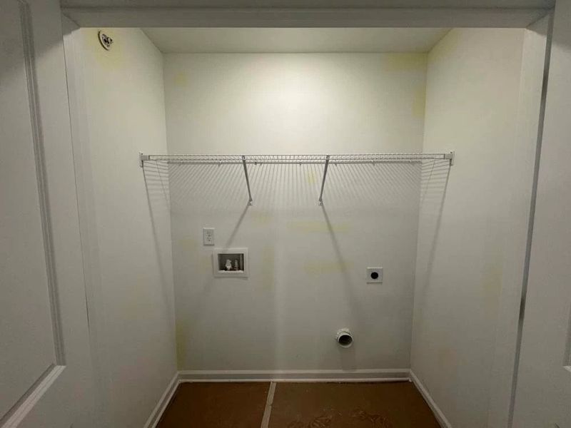 Laundry Room Construction Progress