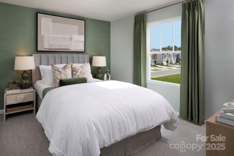 Furnished interior view inside a new home in , Charlotte (Image 11). Furnished interior view inside a new home in , Charlotte (Image 11).