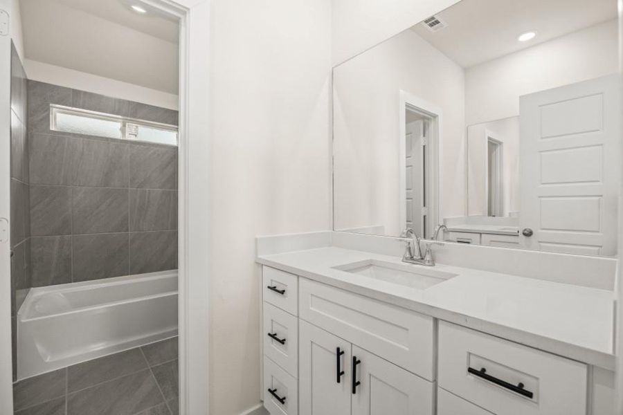 Furnished interior view inside a new home in Creekhaven, Arcola (Image 11).