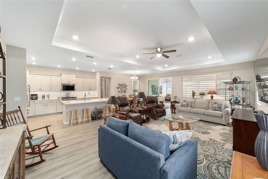 Furnished interior view inside a new home in , Ocala (Image 6).