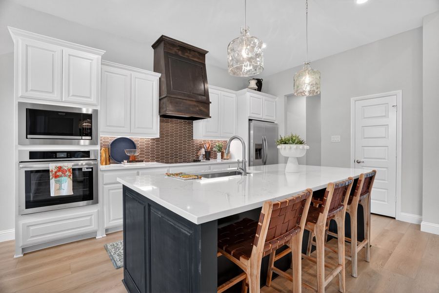 Representative furnished interior of a home built from the Wichita by Cheldan Homes in Arbor Oaks, Boyd (Image 16).