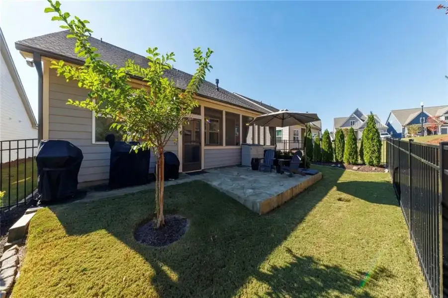 Exterior details and patio area of a home in , Canton (Image 30). Exterior details and patio area of a home in , Canton (Image 30).