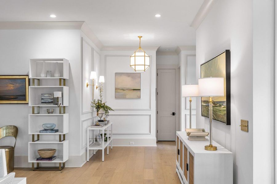 Furnished interior view inside a new home in , Mount Pleasant (Image 33).