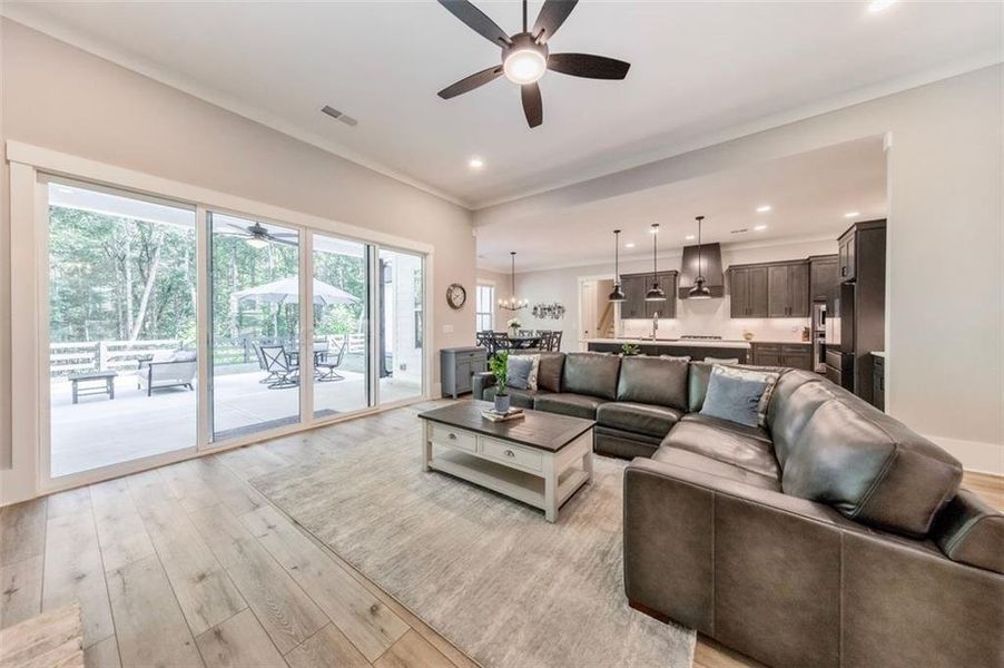 Furnished interior view inside a new home in , Woodstock (Image 42).