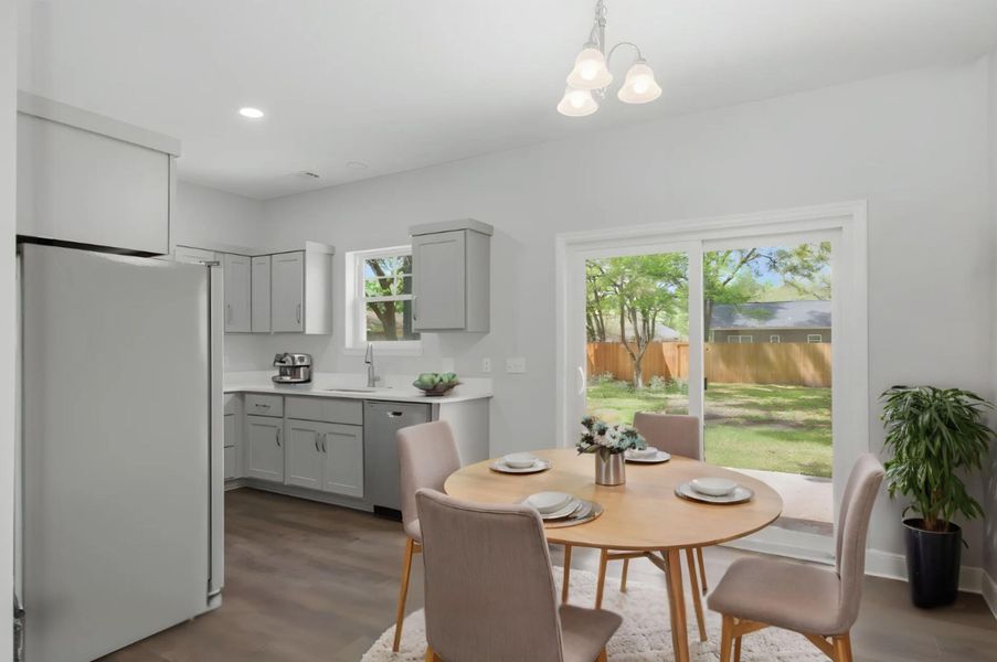 Furnished interior view inside a new home in , Yemassee (Image 4). Furnished interior view inside a new home in , Yemassee (Image 4).