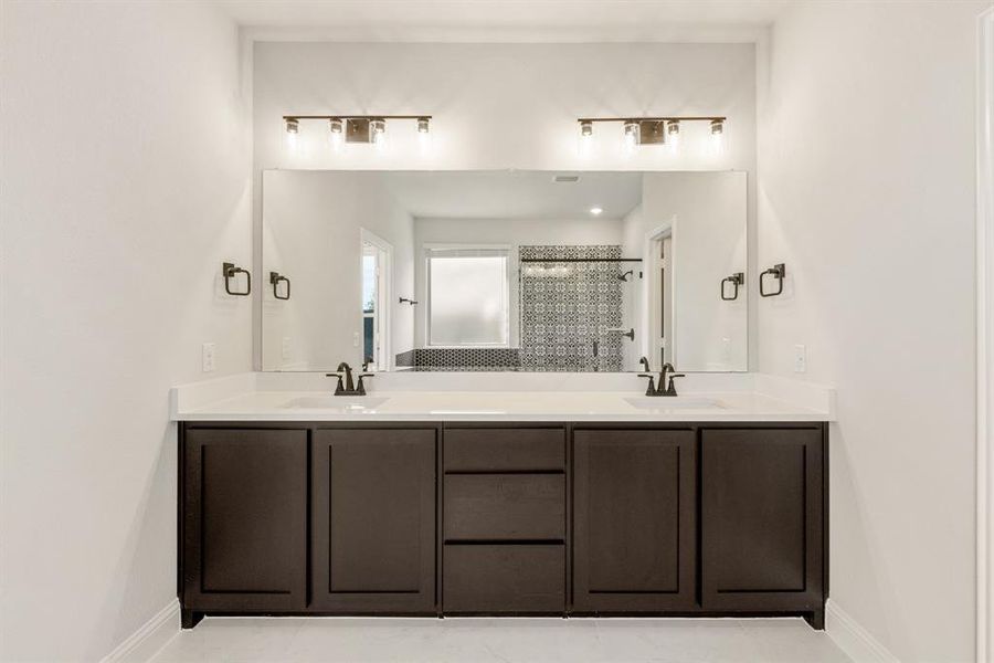 Furnished interior view inside a new home in Villages of Walnut Grove, Midlothian (Image 8).