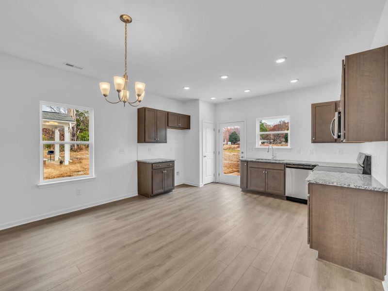 Furnished interior view inside a new home in Cantigny Park, Clarksville (Image 6).