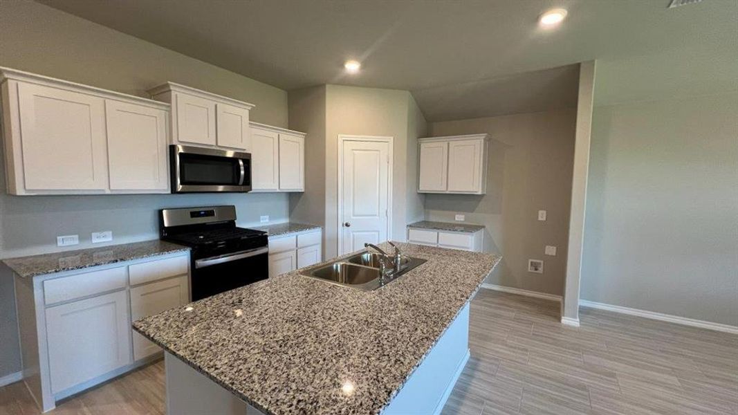 Furnished interior view inside a new home in Rosewood at Beltmill, Fort Worth (Image 4).