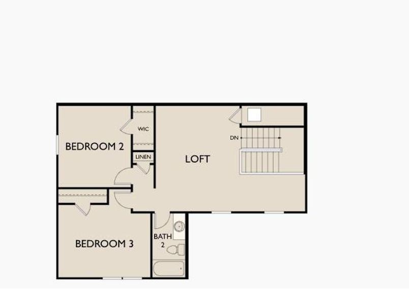 2D floor plan layout of this home in Williams Landing, Waller, TX (Image 1). 2D floor plan layout of this home in Williams Landing, Waller, TX (Image 1).