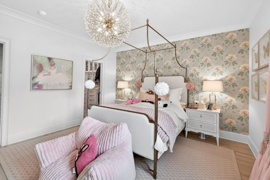Furnished interior view inside a new home in , Braselton (Image 65).