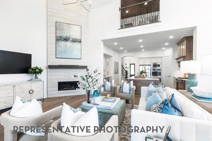 Furnished interior view inside a new home in Furst Ranch, Flower Mound (Image 15).