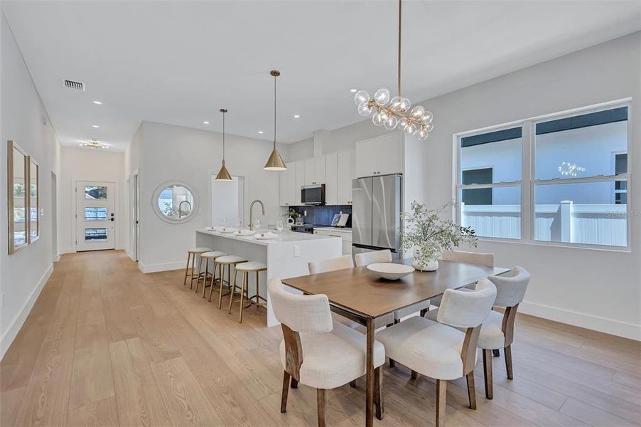 Furnished interior view inside a new home in , St. Petersburg (Image 36).