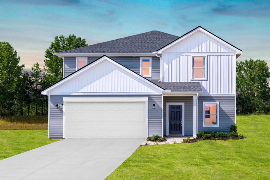 Front exterior of a home in the Riverwood Farm community, located in Piedmont, SC (Image 9).