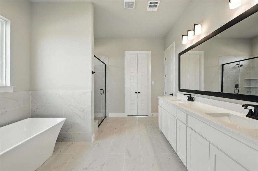 Furnished interior view inside a new home in Rocky Top Ranch, Reno (Image 6). Furnished interior view inside a new home in Rocky Top Ranch, Reno (Image 6).