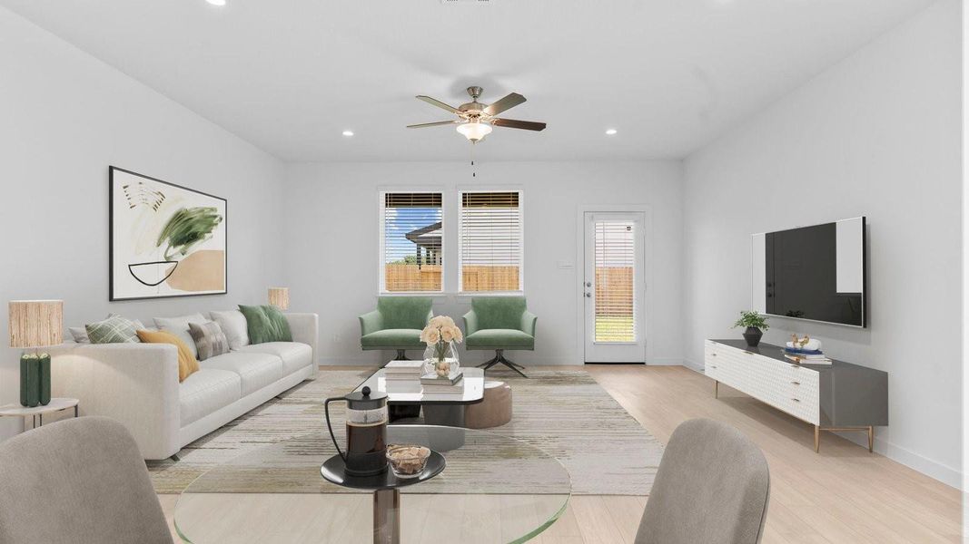 *Elevations, exterior/ interior colors, options, available upgrades that require an additional charge, and standard features will vary in each community and subject change without notice. Call for details.