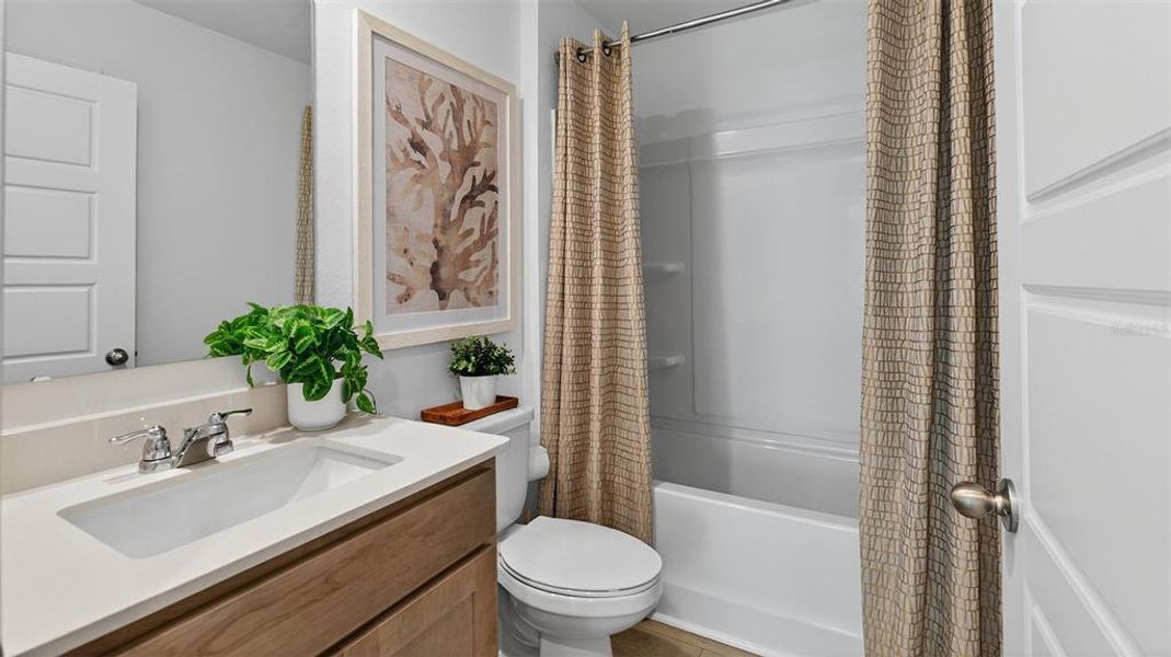 Furnished interior view inside a new home in Grand Reserve, Bunnell (Image 24). Furnished interior view inside a new home in Grand Reserve, Bunnell (Image 24).