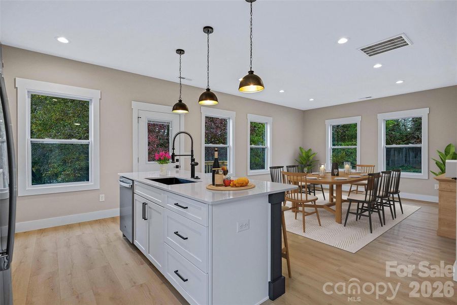 Furnished interior view inside a new home in , Asheville (Image 10).