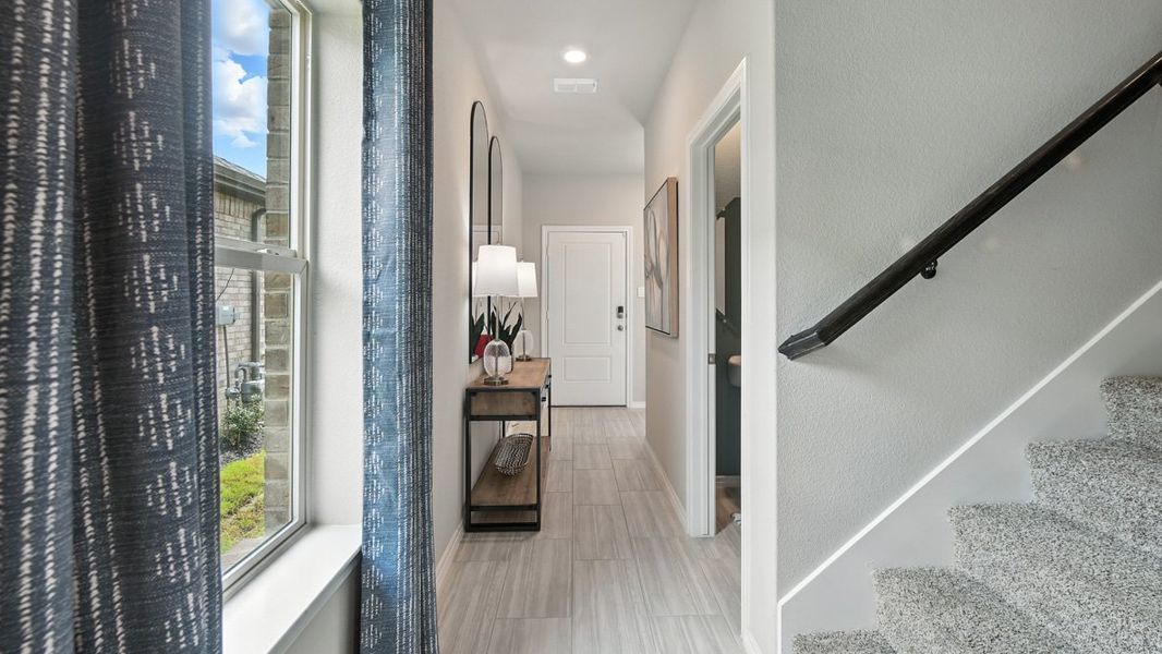 Furnished interior view inside a new home in Monarch at the Meadows, Ponder (Image 34).