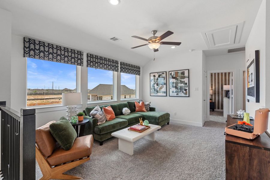Furnished interior view inside a new home in Jordan Ranch, Fulshear (Image 18).