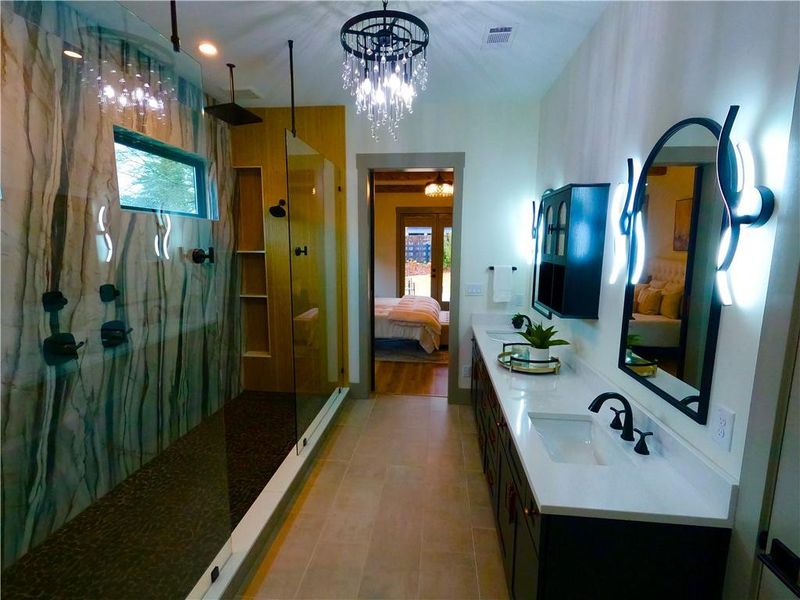 Furnished interior view inside a new home in , Alpharetta (Image 10).