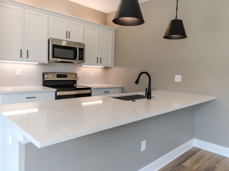 Furnished interior view inside a new home in Heritage Commons, Andover (Image 3).