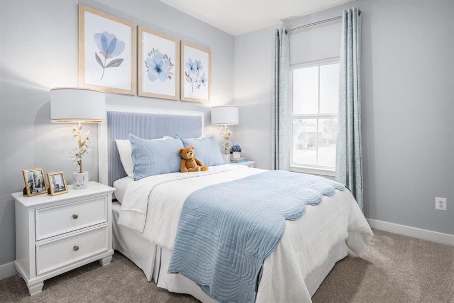 Representative furnished interior of a home built from the Mayer by Ryan Homes in Stowe Branch Townhomes, Charlotte (Image 19).