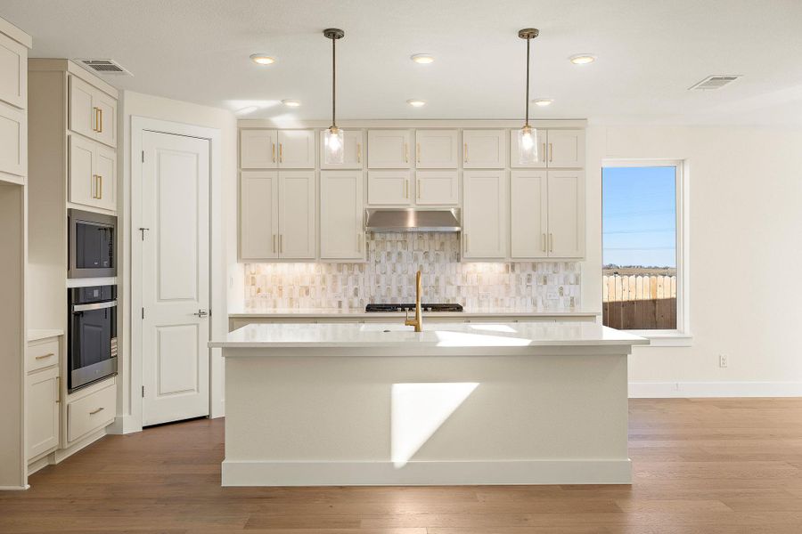 Furnished interior view inside a new home in Blackhawk in Pflugerville, Pflugerville (Image 7).
