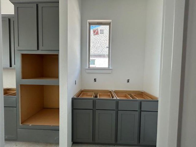 Your butler's pantry with a window